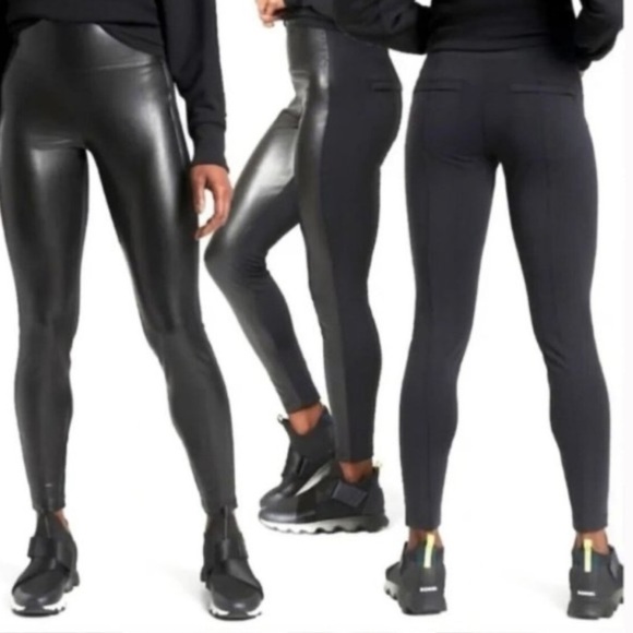 Athleta Delancey Shine Tight Leggings Black Size L - Picture 1 of 4